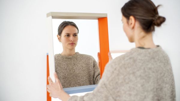 Colour Frame Mirror